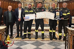 Premio Idria 2023, i riconoscimenti a 11 vigili del fuoco