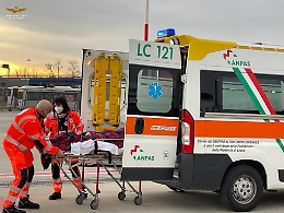 Un Falcon dell'Aeronautica Militare per trasferire un bimbo da Catania a Bergamo