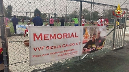 Vigili del fuoco, concluso il campionato di calcio a 7: vince Palermo davanti Enna e Catania (foto e video)