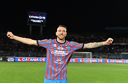 Cianci "salva" il Catania: battuto il Benevento e la paura, ora testa ai play off