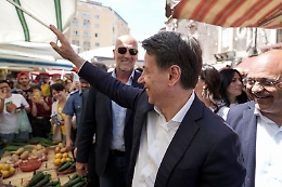 Giuseppe Conte a Catania: &laquo;Chiuder&ograve; la campagna elettorale qui in Sicilia&raquo;