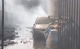 Misterbianco, incendio distrugge deposito di commercianti cinesi