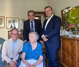 Festa per la catanese più longeva: nonna Santa Fiducia ha compiuto 108 anni. Gli auguri del sindaco Trantino