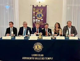 "Passaggio della Campana" al Lions Club Agrigento Valle dei Templi: Gaetano Salemi succede a Gioacchino Cimino