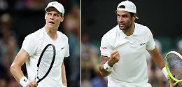 Sinner vince il derby con Berrettini: a Wimbledon è spettacolo azzurro