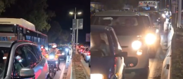 Delirio traffico nella notte di S. Lorenzo alla Plaia di Catania e l'ambulanza resta...in coda