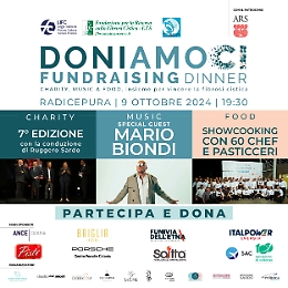 A Giarre torna “Doniamoci Fundraising Dinner” a sostegno della fibrosi cistica
