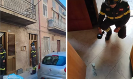 In una casa a Riesi il pavimento "ribolle": il proprietario lancia l'allarme ai vigili del fuoco