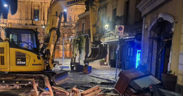 Svaligiano una gioielleria a Enna "spaccando" l'ingresso con un escavatore