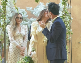 Naike Rivelli ha detto s&igrave;: il matrimonio semplice e senza esclusive con Roberto Marzano