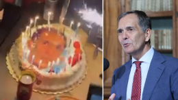 Viso di Trantino infilzato su una torta, il sindaco: &laquo;So chi sono, uno di loro &egrave; un ex avvocato e mi dispiace&raquo;