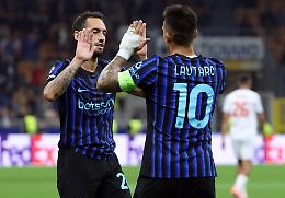 Inter, vittoria rotonda col minimo sforzo: 3 a 0 allo Slavia Praga, doppietta di Martinez 