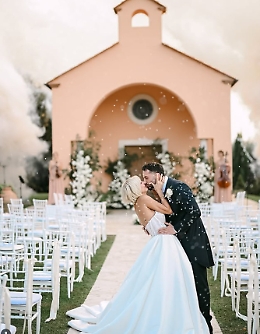 Il sì emozionato di Veronica Peparini e Andreas Muller alle porte di Roma