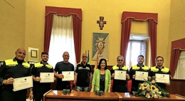 Protezione civile a Comiso, il sindaco consegna un riconoscimento