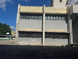 Il cornicione della scuola crolla su una donna incinta