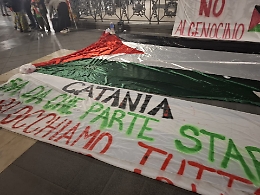Presidio a Catania pro Palestina, Vasta: «Dialogo e pace non sono concetti secondari»