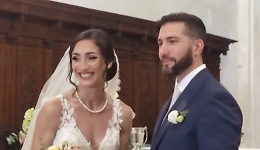 Niscemi celebra il matrimonio della pluricampionessa di atletica Alice Mangione con Marco Bruno