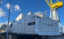 Varato il "Costanza I di Sicilia", il traghetto super moderno che collegherà Lampedusa, Linosa e Pantelleria 