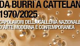 Da Burri a Cattelan: 50 opere della Galleria Nazionale d'Arte Moderna e Contemporanea in mostra a Palazzo Valle, Catania 