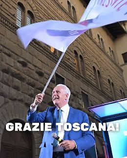 Le prime dichiarazioni di Giani riconfermato in Toscana: «Ha vinto una regione illuminata e progressista»