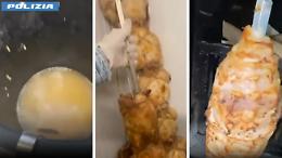 Carenze igieniche, carne non tracciata, rischi per il personale: raffica di sanzioni per la gastronomia al Borgo (video)