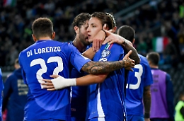 Retegui e Mancini lanciano l'Italia: Israele ko e play off ormai sicuri