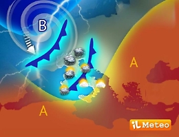 Al Nord perturbazione atlantica, al Sud fiammata estiva nel weekend