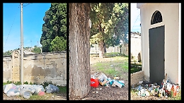 Degrado al cimitero: discariche e parcheggiatori abusivi alla vigilia del 2 novembre