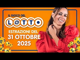 Lotto, 10eLotto e Superenalotto: le estrazioni e le quote del 31 ottobre 2025