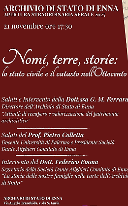 Tracce d'Ottocento: nomi, terre e storie dallo stato civile al catasto