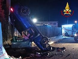 Milazzo, arrestato il ragazzo alla guida dell'auto che si &egrave; schiantata in Via Gramsci