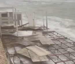 Pozzallo, mareggiata distrugge il lido Copacabana