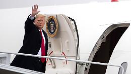 Guasto all&rsquo;Air Force One, Trump cambia aereo ma vola a Davos