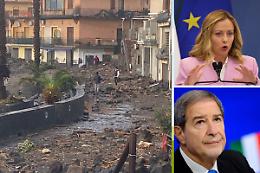 Sicilia devastata dopo il ciclone, Meloni l'evolversi dell'emergenza con il ministro Musumeci: &laquo;Governo vicino alle zone colpite&raquo;