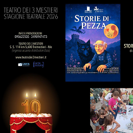 Messina - Marionette e magia al Teatro dei 3 Mestieri: "Storie di Pezza" e "La fabbrica dei pupazzi" inaugurano la stagione per le famiglie