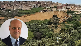 Niscemi a rischio: frana da 80 milioni di metri cubi, scarpata in evoluzione e delocalizzazioni
