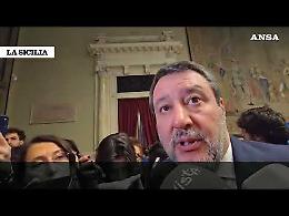 Salvini: no al dirottamento dei fondi per il ponte sullo Stretto, troveremo risorse per il Sud