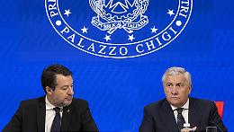 Ciclone Harry, Tajani apre all'uso dei fondi per il Ponte: nuovo "strappo" con Salvini (che ha gi&agrave; detto no)