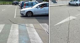 La Faglia di Tremestieri si muove: le deformazioni sul terreno e i segnali per l'Ingv