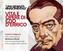 Libri rari e tesori ritrovati: al Circolo dei Nobili la serata evento dedicata al genio di Ezio d&rsquo;Errico