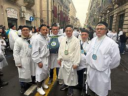 Processione di Sant'Agata, la fede silenziosa e organizzata  degli Amici del Rosario