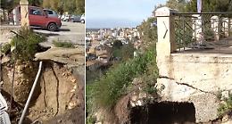 Via Eleonora d&rsquo;Aragona nel baratro: esposti cavi e tubature. Residenti nel terrore: "Presto croller&agrave; tutto"