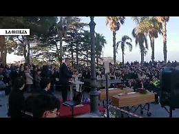 Triplice omicidio di Montagnareale, l&rsquo;ultimo saluto a Devis e Giuseppe Pino