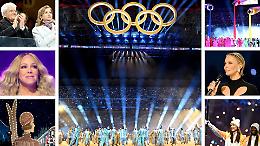 Milano-Cortina, l&rsquo;&ldquo;Armonia&rdquo; che accende due fiamme: le immagini pi&ugrave; belle di un&rsquo;apertura senza precedenti