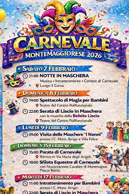 Il Carnevale di Montemaggiore Belsito: una festa colorata e allegra per tutta l'intera comunit&agrave;
