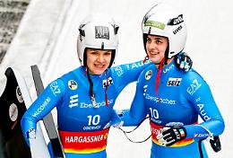 Slittino, profumo di medaglia con Andrea Voetter e Marion Oberhofer: le due azzurre prima dopo la prima run