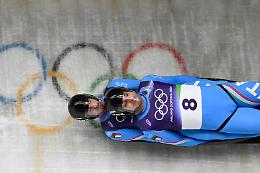 Storica doppietta azzurra nello slittino a coppia: due ori nel giro di un'ora, a Cortina  &egrave; un delirio 