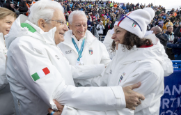 Super Federica nel SuperG, &egrave; oro per Brignone davanti a Mattarella