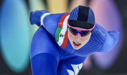 Pattinaggio di velocit&agrave;, pazzesca Lollobrigida: oro bis nei 5.000 metri 