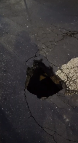 Altra voragine sul Lungomare di Catania: tratto di strada chiuso e traffico deviato